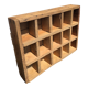 Old wood workshop locker
