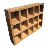 Old wood workshop locker