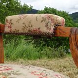 Antique Voltaire armchair with 4-position reclining backrest