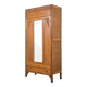 Art Deco wardrobe in carved wood with mirror from the 1930s.