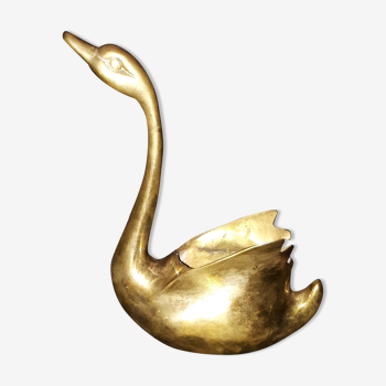 Bronze swan, vintage