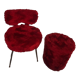 Chair and pouf pelfran