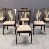 Mid century italian dining chairs, 1950s
