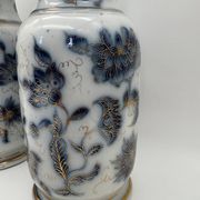 Pair of Bayeux porcelain baluster vases, 19th century