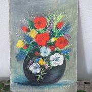 Flower bouquet painting
