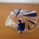 Porte-savon en forme de conque vintage