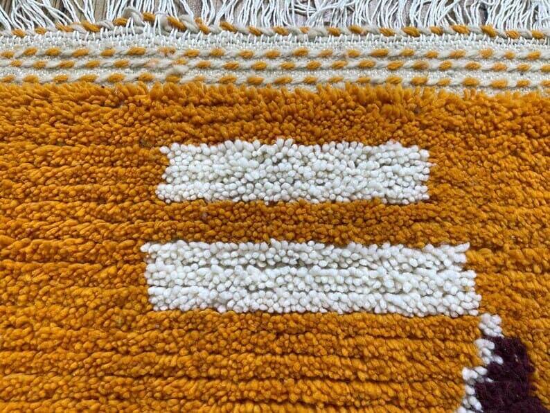 Handmade Beni Ouraine rug, size 150 x 250 cm