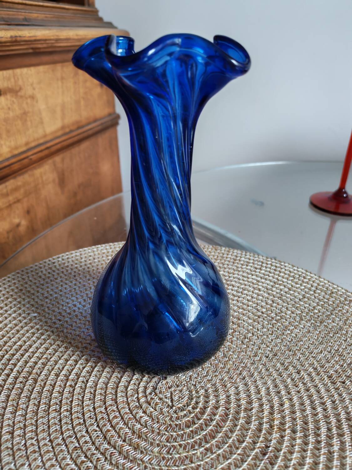 Vase torsadé Murano 