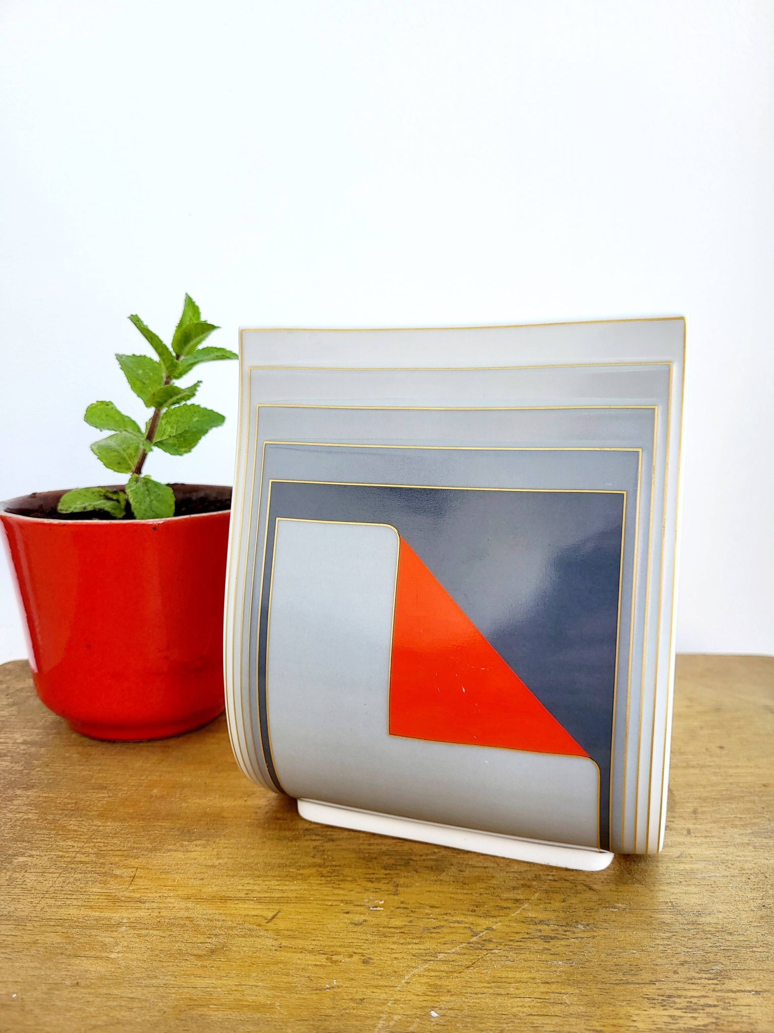 Studio Rosenthal Linie Vaas, intervenante Christa Goltz, 1980