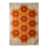 Original vintage carpet Flower Power
