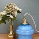 Vintage blue opaline suspension globe