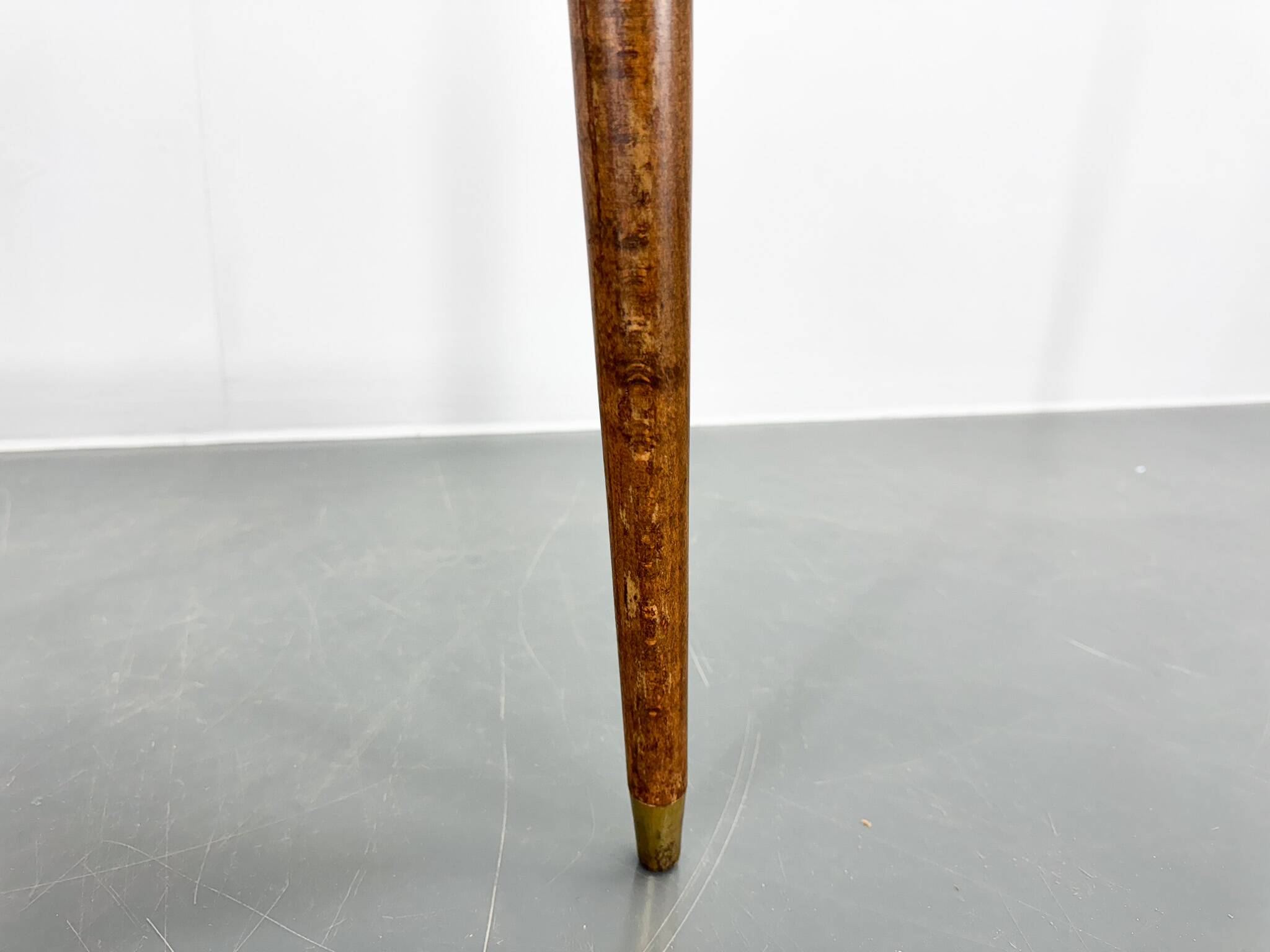 Midcetury Wood & Glass Mozaik Coffee or Side Table, Germany