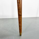 Midcetury Wood & Glass Mozaik Coffee or Side Table, Germany