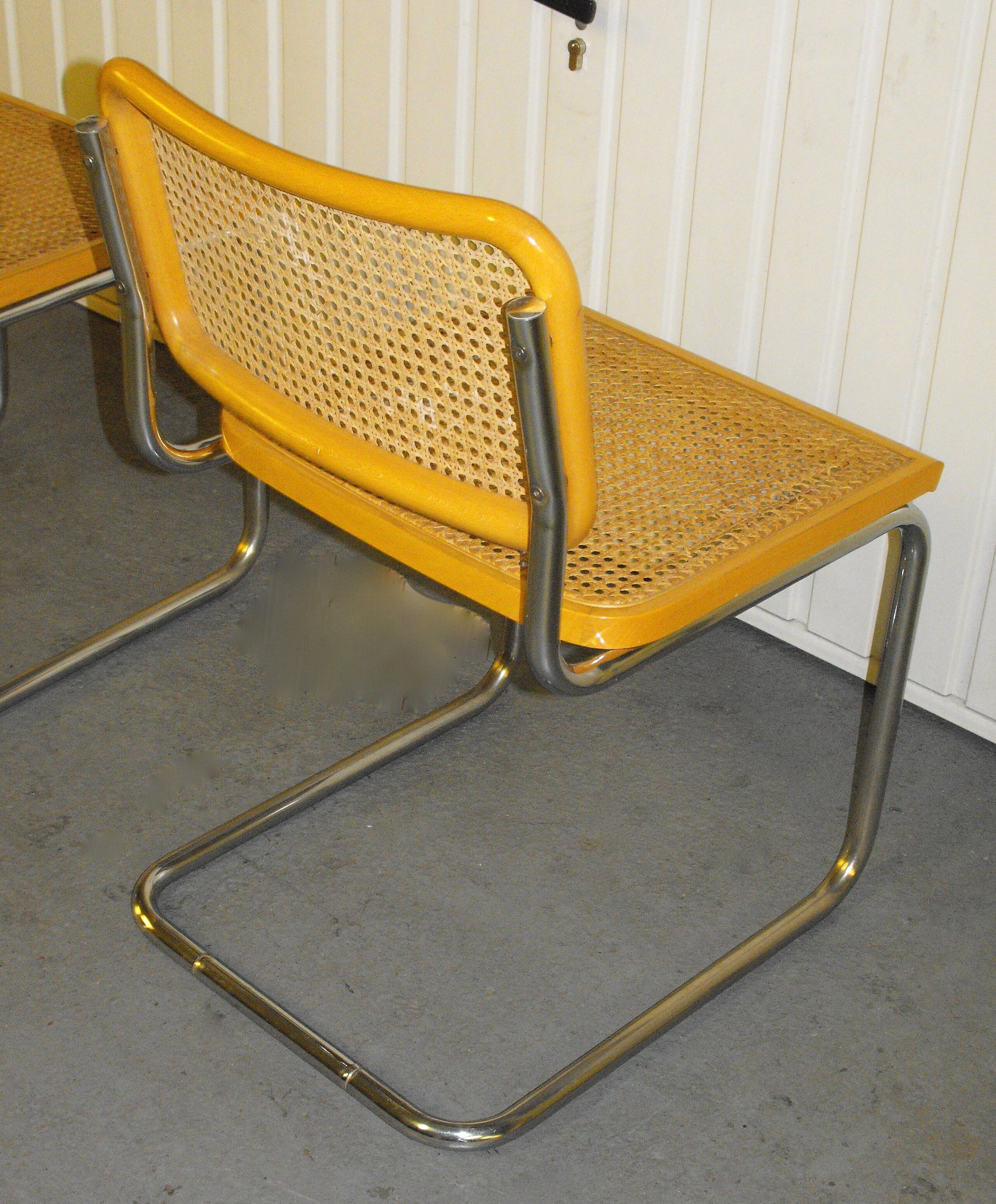 Lot of 2 chairs Model B32 by Marcel Breuer 80s