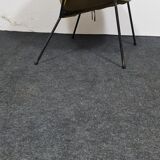 Vintage leather folding balloon chair
