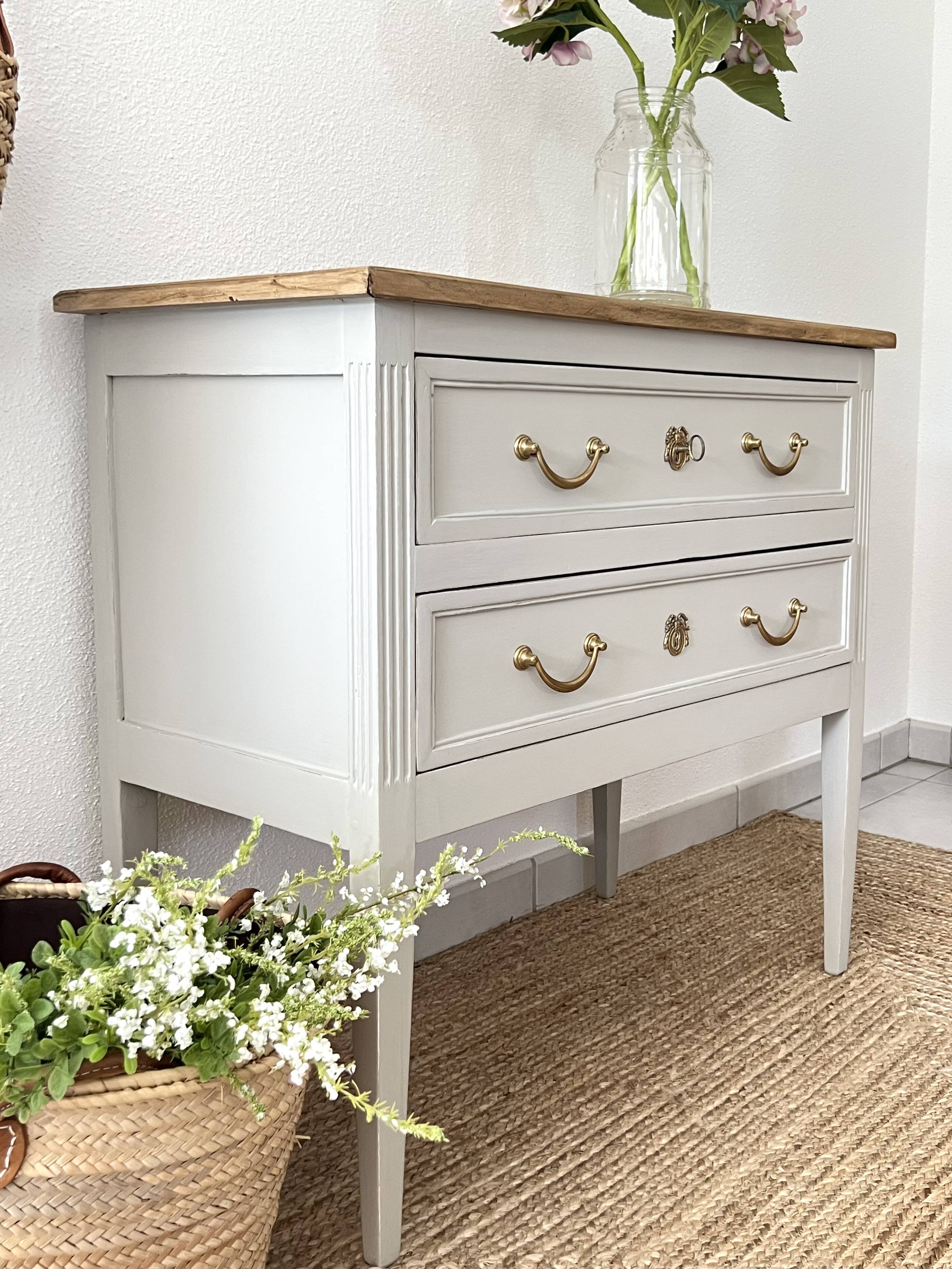 Louis XVI style chest of drawers known as sauteuse