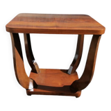 Table basse / d'appoint en bois de plaquage style Art Déco.