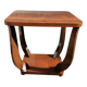 Table basse / d'appoint en bois de plaquage style Art Déco.
