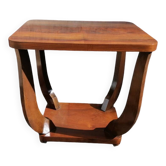 Table basse / d'appoint en bois de plaquage style Art Déco.