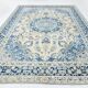 Élégance Persane en Bleu, Tapis Vintage d’Artisanat Raffiné, 282x385 Cm