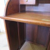 Retro-Desk / counter-American cylinder-mesh oak-1920s/40s