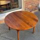 Round Extendable Dining Table McIntosh Edition 1960s Rosewood