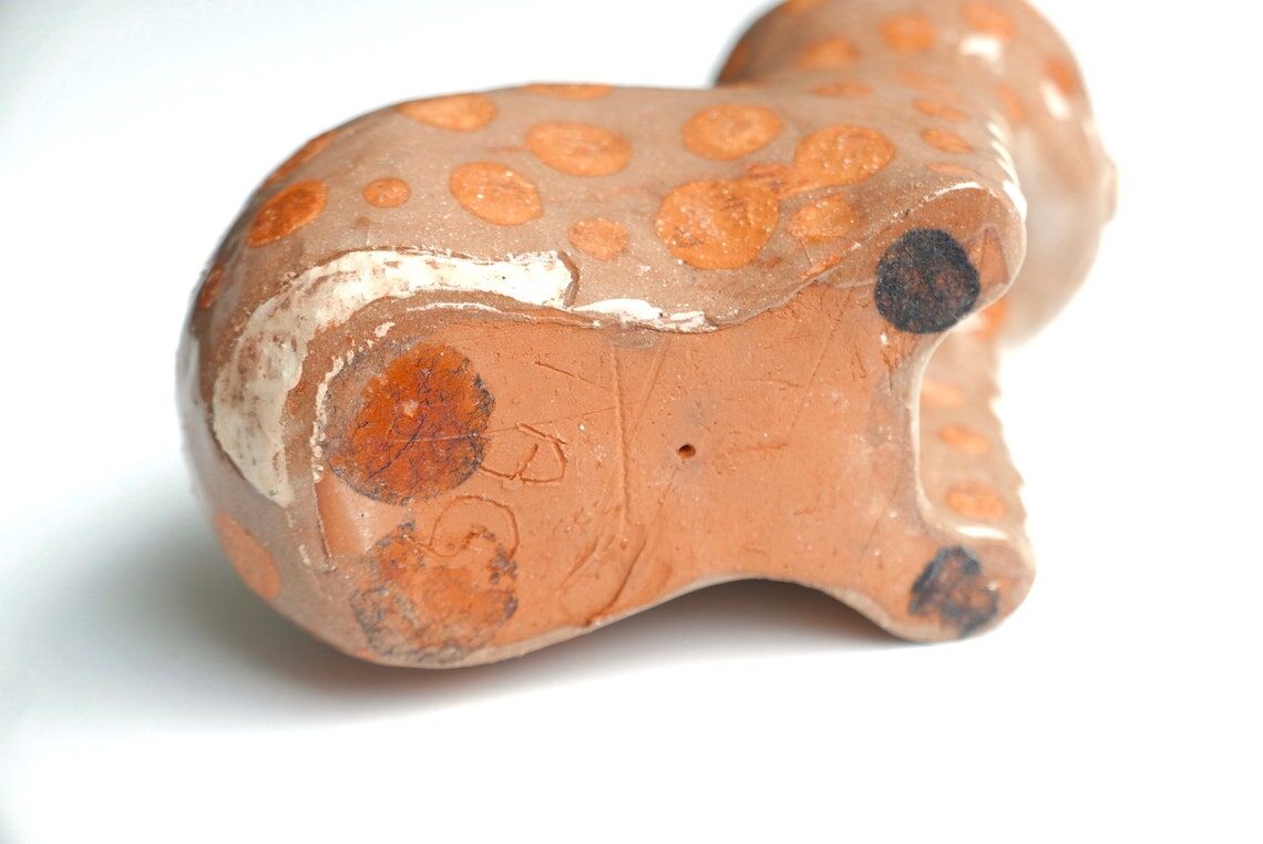 Signed ceramic cat, 70s