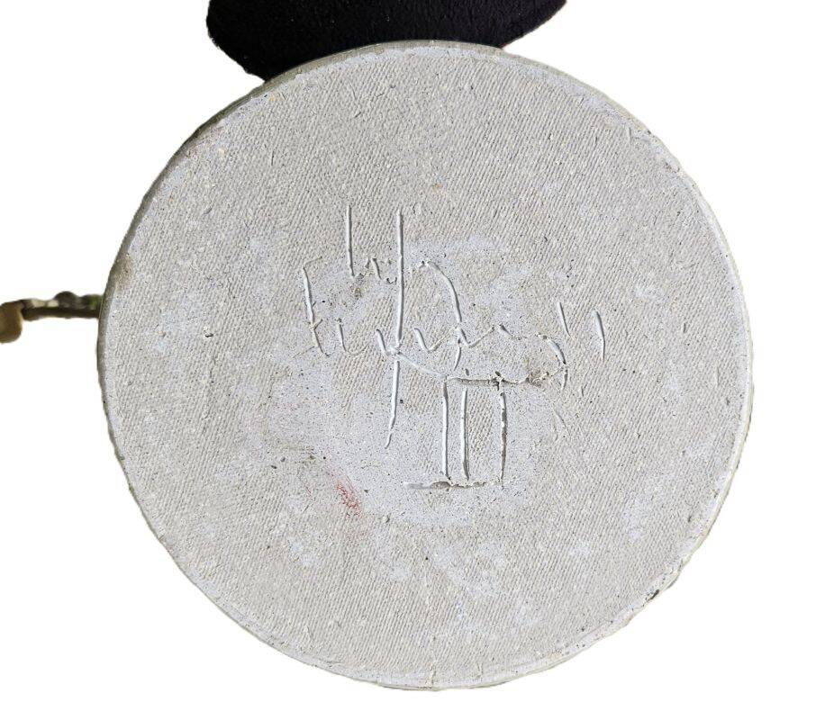 Large Harlequin Lamp Base Signed Jean-Claude Monange