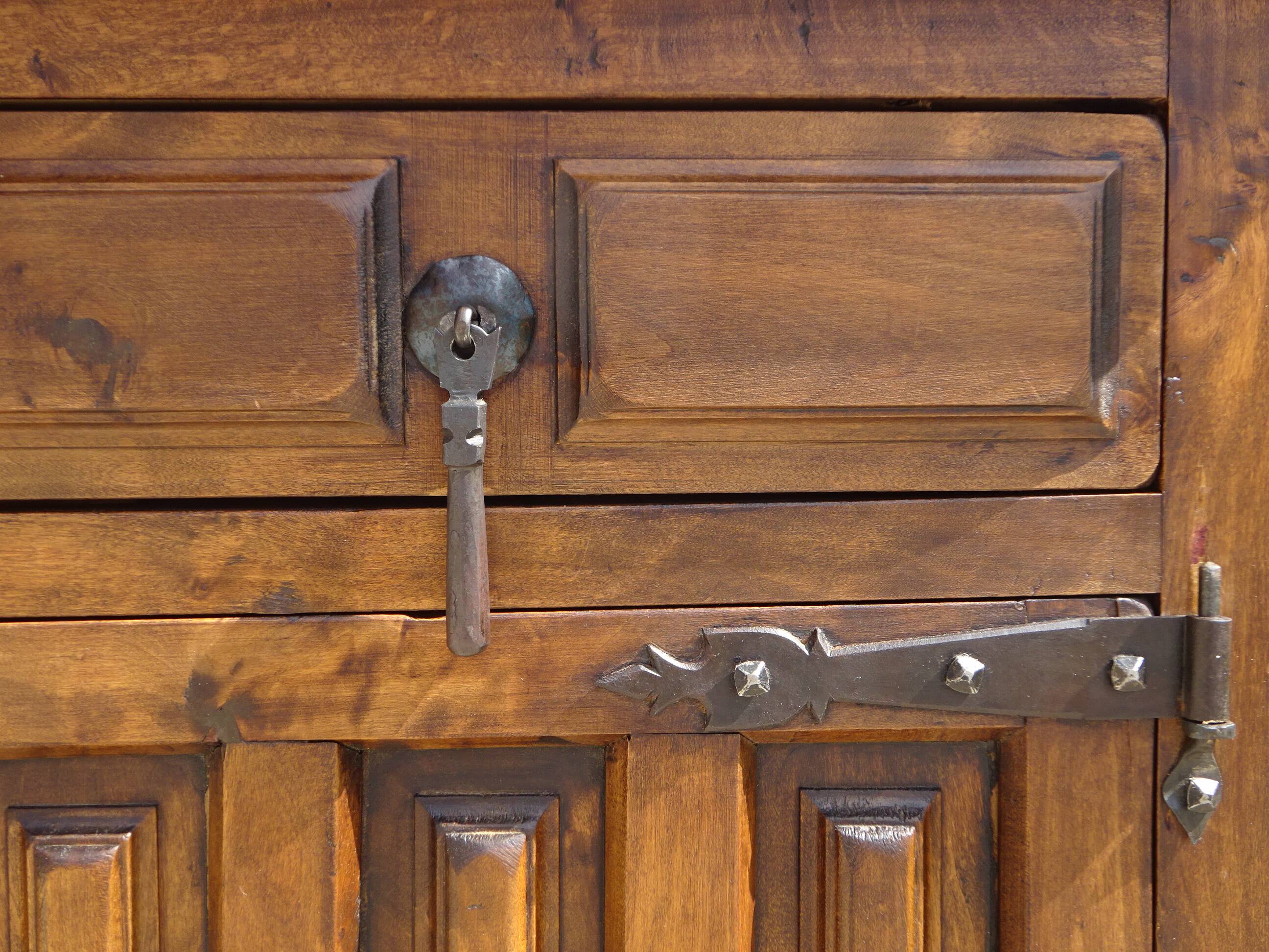 Small jam cupboard made of solid oak