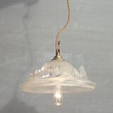 Pendant lamp glacier Ezan art deco 1930