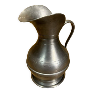 ancien pichet étain