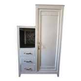 Art Deco asymmetrical wardrobe