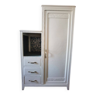 Art Deco asymmetrical wardrobe