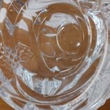3 candle holders cristal d'arques "royal" model