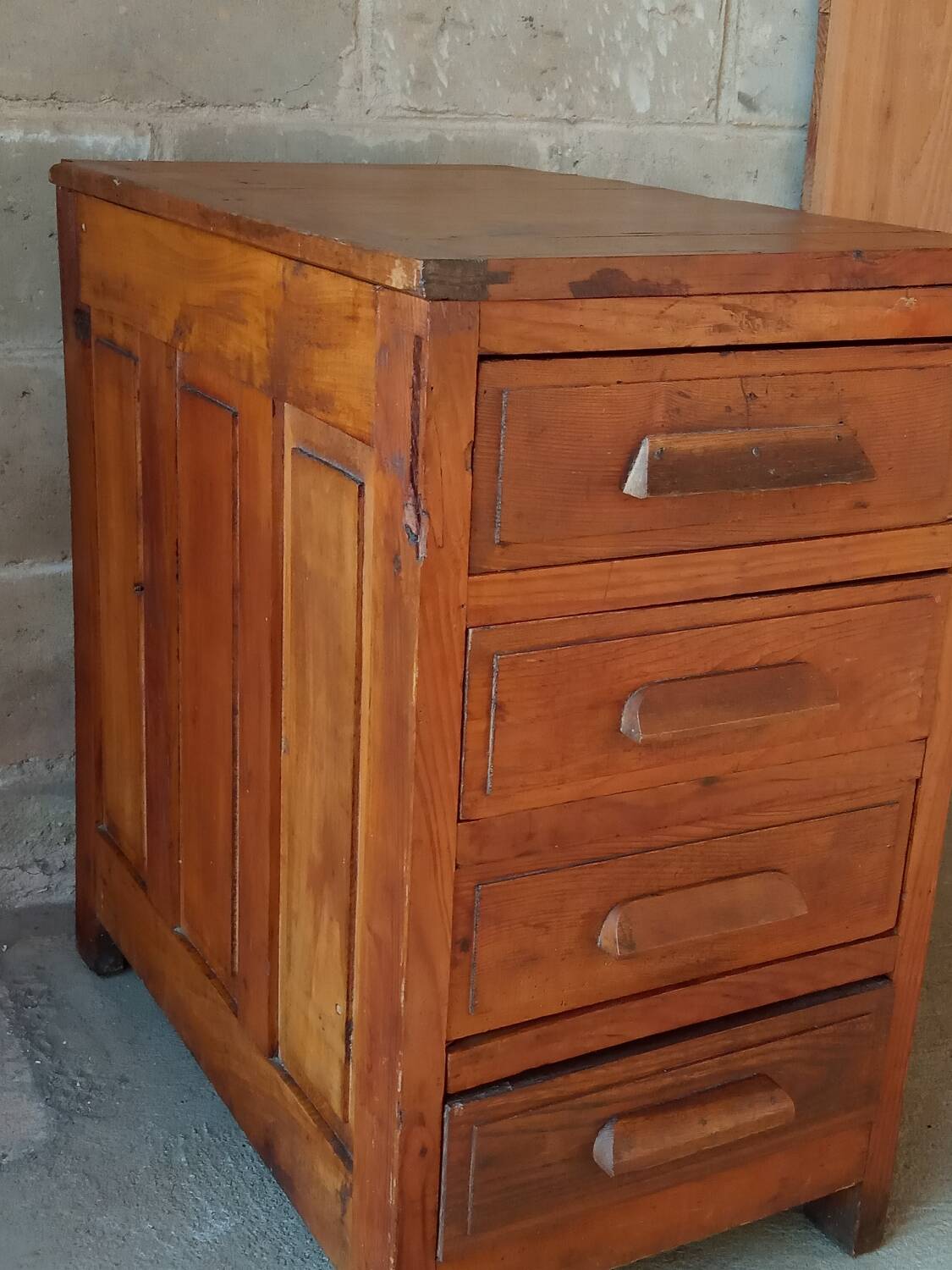 Antique office furniture, 4 drawers