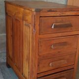Meuble de métier, de bureau ancien 4 tiroirs