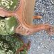 1 pair of old Louis XV shepherdess armchairs