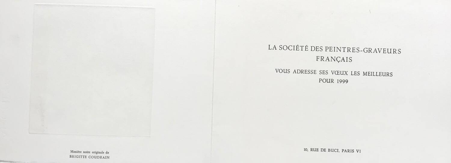 Brigitte coudrain(1934).composition aux fruits,1998.eau-forte aquatint