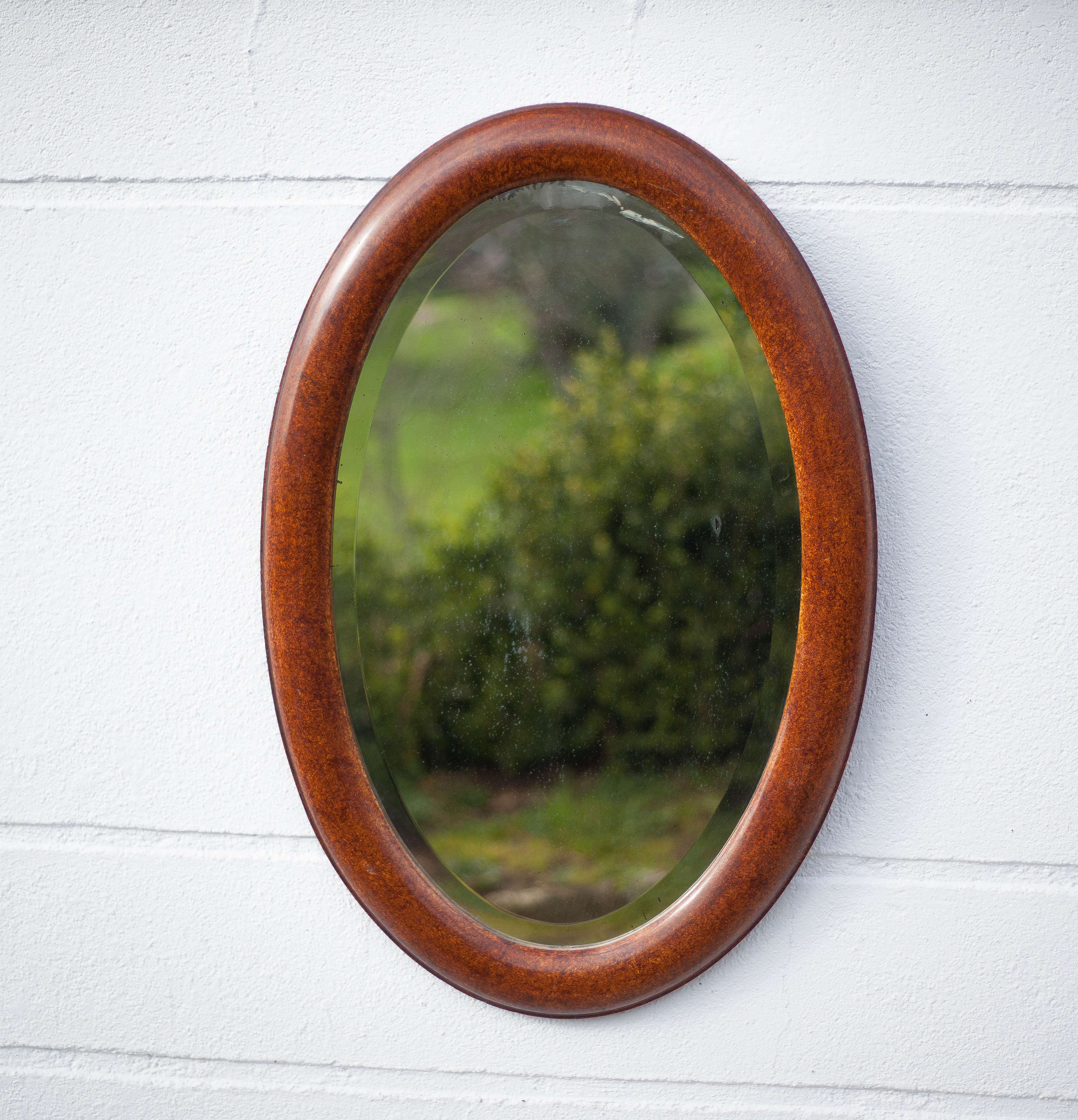 Miroir oval vintage 85x57cm