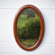 Vintage oval mirror 85x57cm