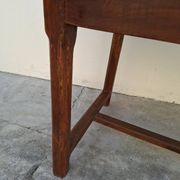 Rustic monastery farmhouse table, antique, 19th century, made of walnut.