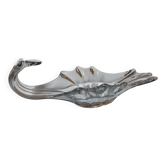 coupe cristal souffle vintage grande vague centre de table 42cm style