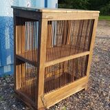 Old teak mesh pantry