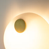 Opaline wall lamp, 1970s