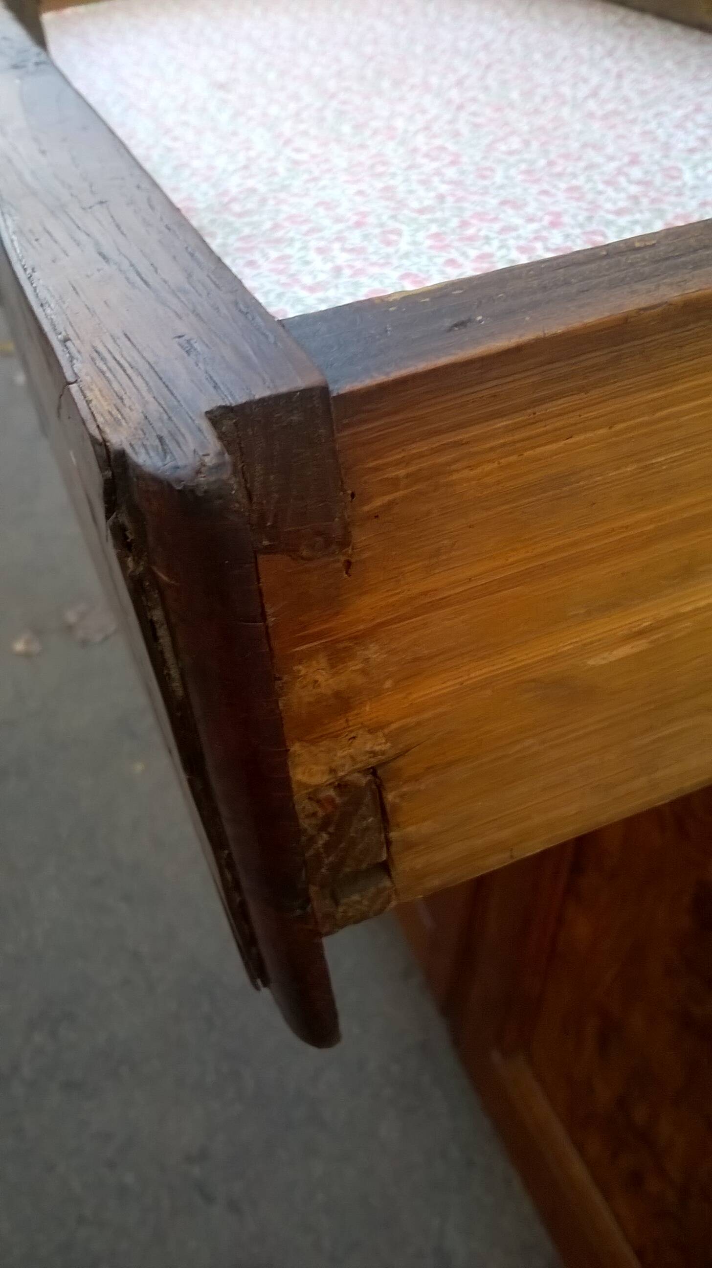 High Louis XV style sideboard, late 18th century