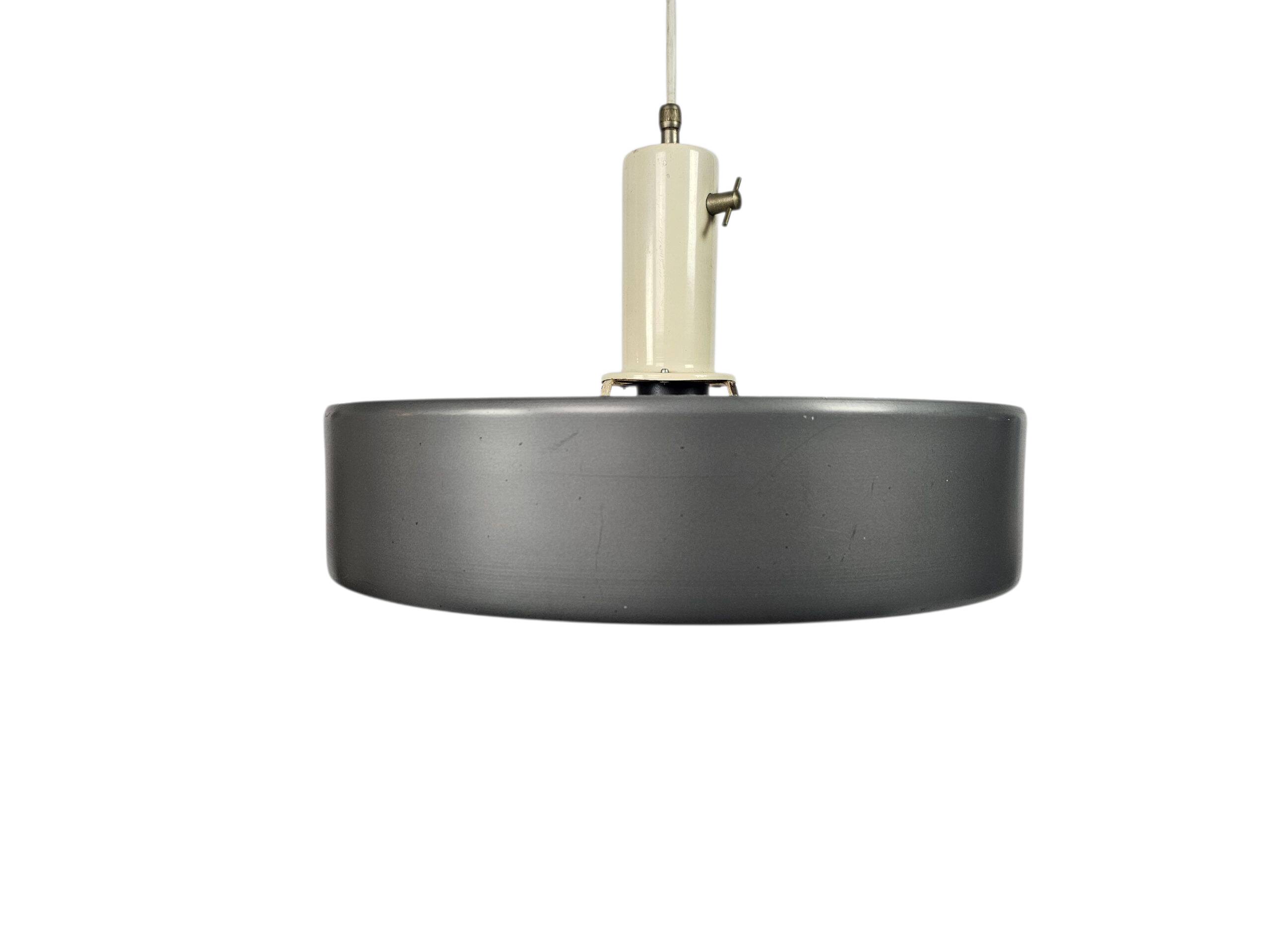 Anvia Almelo - J. Hoogervorst - "model 4017" - Ufo hanging lamp - anthracit