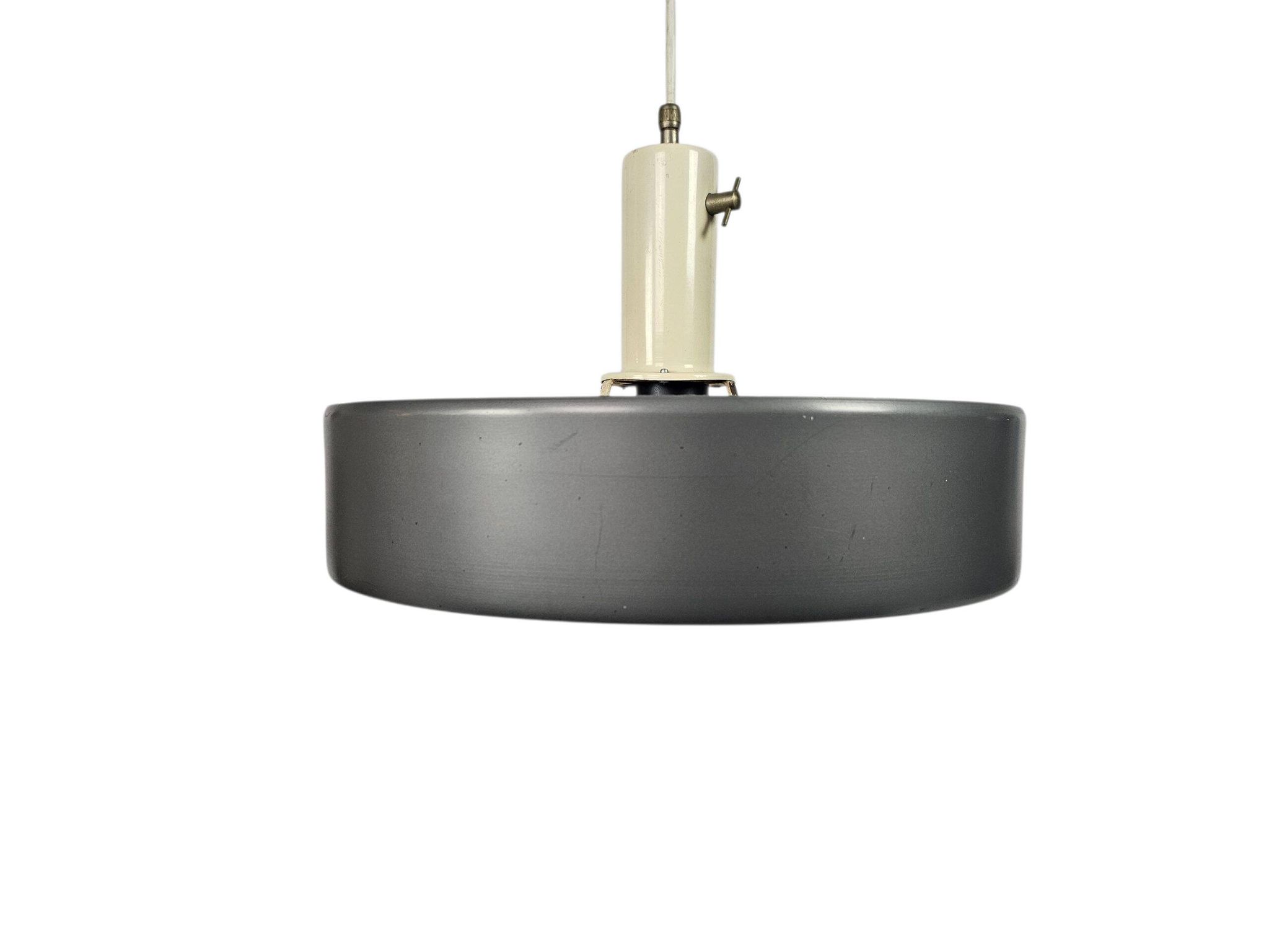 Anvia Almelo - J. Hoogervorst - "modèle 4017" - Lampe suspendue Ufo - anthracite