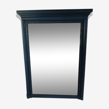 Miroir bleu pétrole 75x101cm