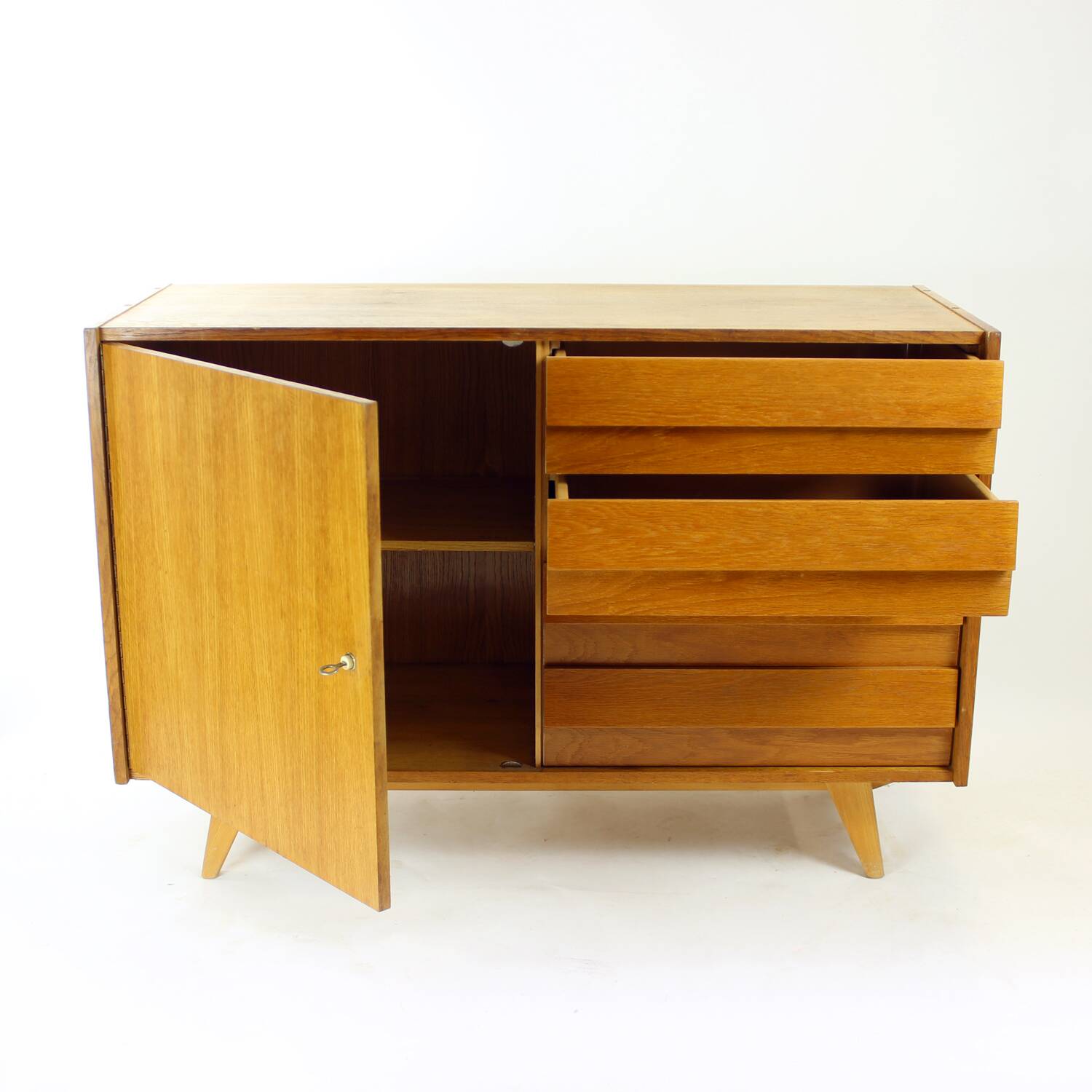 Tall Sideboard U 459 By Jiri Jiroutek For Interier Praha, 1960s