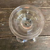 Set of 6 Ice Cream Bowls FIDENZA VETRARIA Moulded Glass Petal Shape It